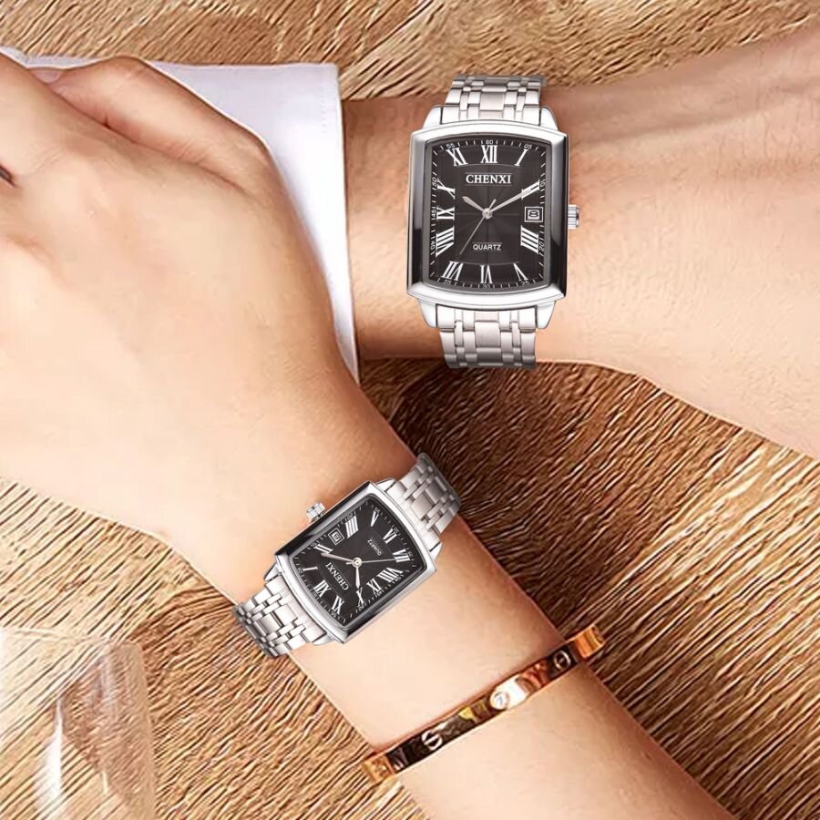 chenxi 079a fashion roman scale men and women couple watches steel band waterproof luxury business silver quartz watch for gift chenxi 079a fashion roman scale men and women couple watches steel band waterproof luxury business silver quartz watch for gift