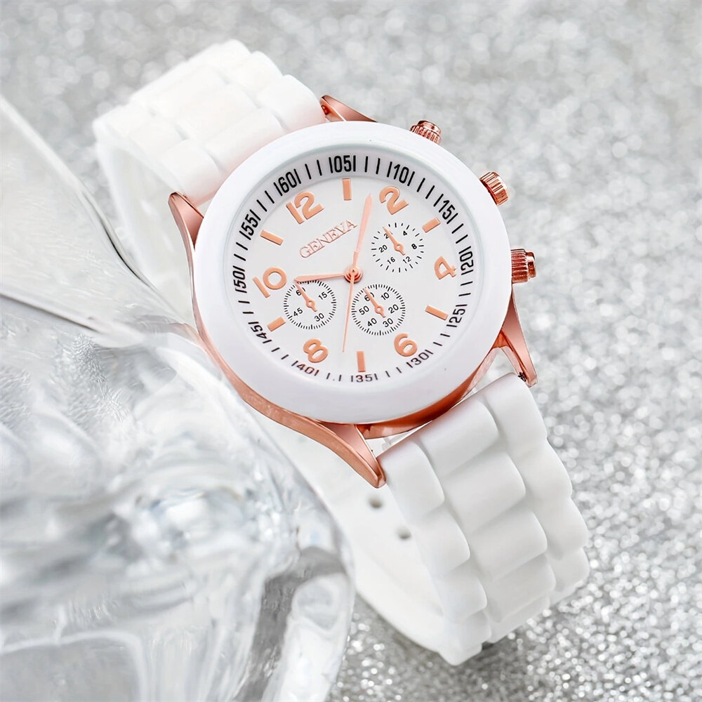 2pcs luxury women's watch set fashion luxury elegant alloy wristwatch silicone strap couple watch men quartz holiday gifts 2pcs luxury women's watch set fashion luxury elegant alloy wristwatch silicone strap couple watch men quartz holiday gifts