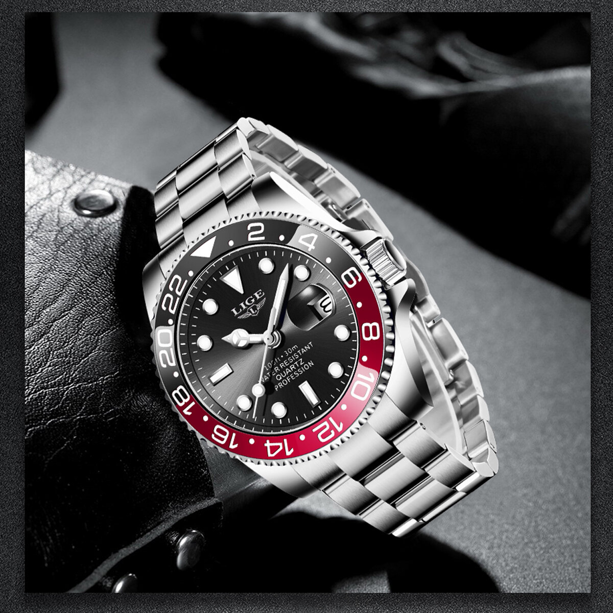 lige new luxury couple watches quartz watches 30m waterproof fashion stainless steel watch valentine gift love watch +box lige new luxury couple watches quartz watches 30m waterproof fashion stainless steel watch valentine gift love watch +box