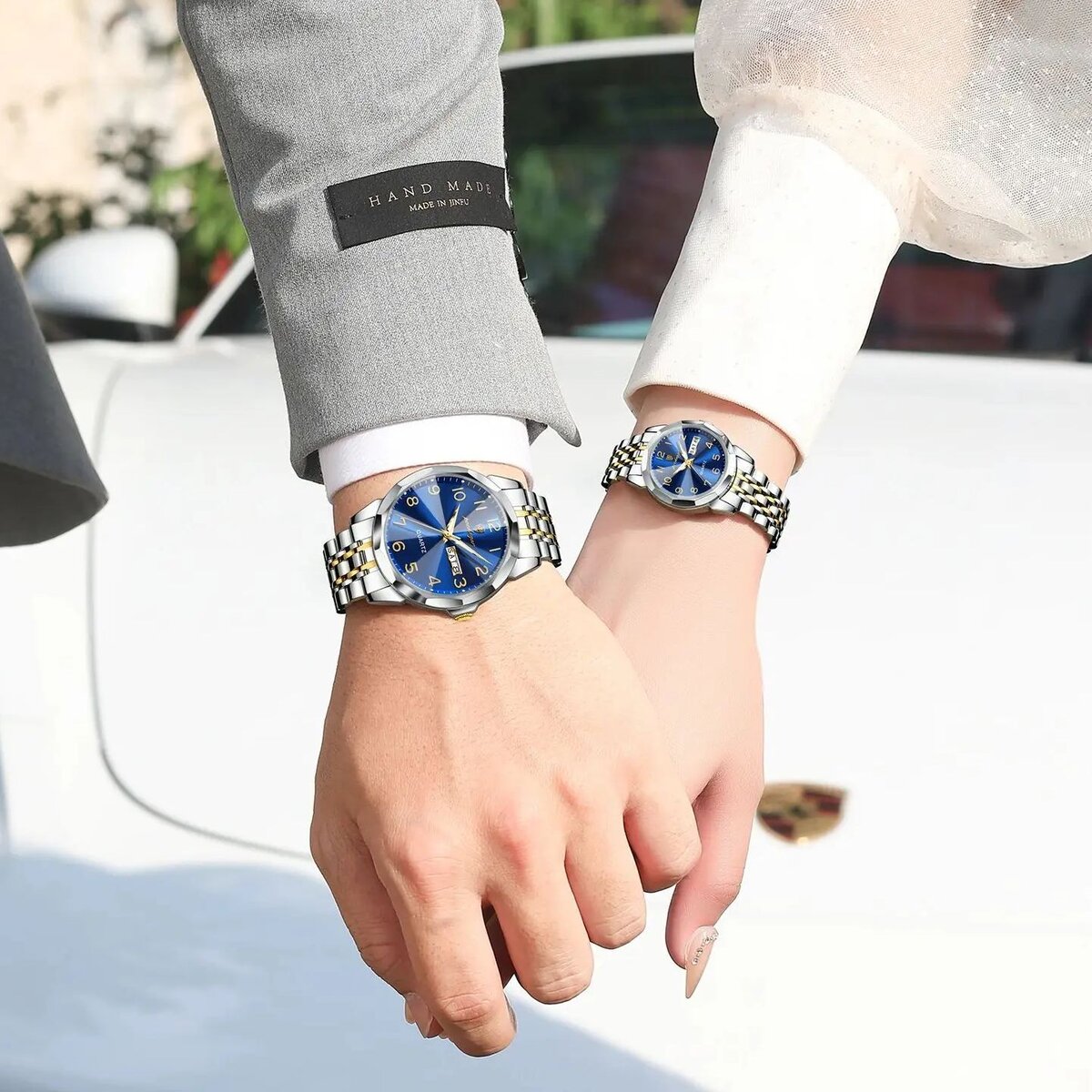 poedagar top fashion watches for couple waterproof date week couple's watches quartz stainless steel couple watch lovers set+box poedagar top fashion watches for couple waterproof date week couple's watches quartz stainless steel couple watch lovers set+box