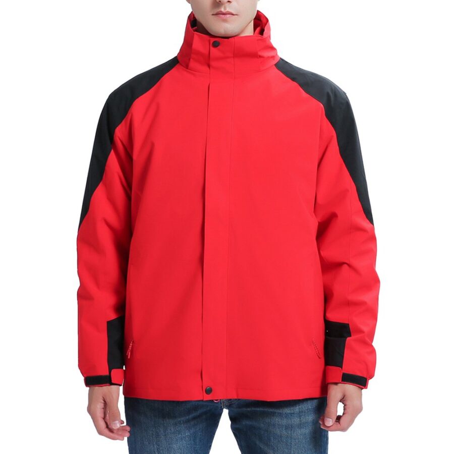 Pmuybhf Men's Work Jacket Winter Male Rain Jacket Raincoat Lightweight