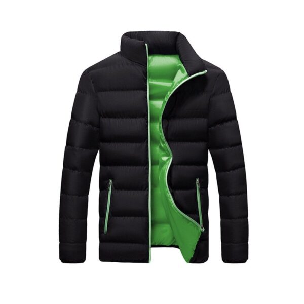Pmuybhf Men's Leather Jacket Men's Leisure Sports Slim Fit Breadwear Thickened Cotton Coat