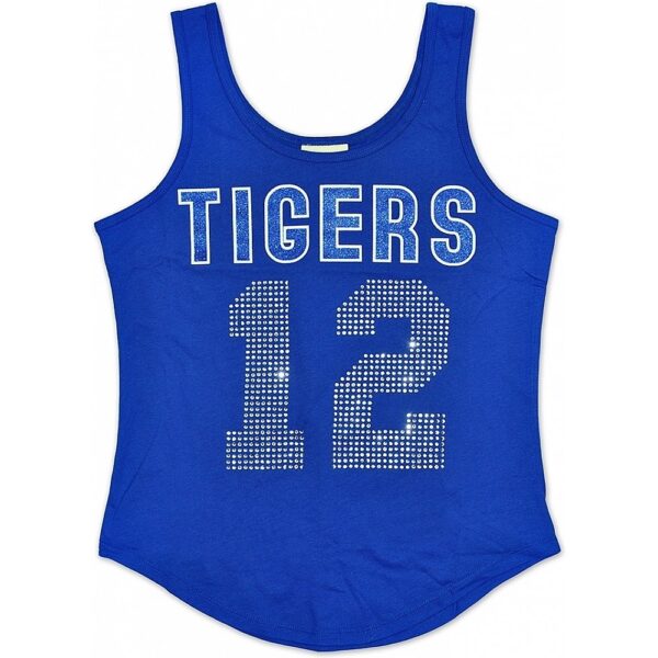 Big Boy Tennessee State Tigers S2 Rhinestone Ladies Tank Top