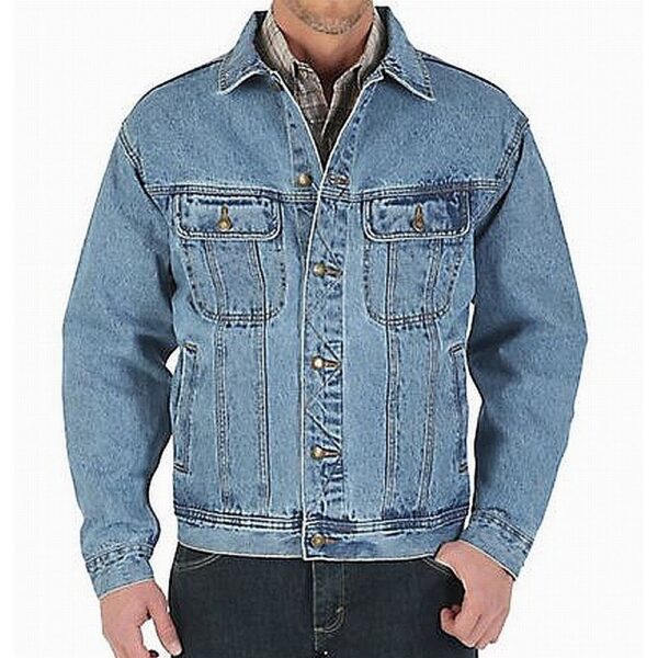 Men's Rugged Wear Unlined Denim Jacket Cotton 2XL