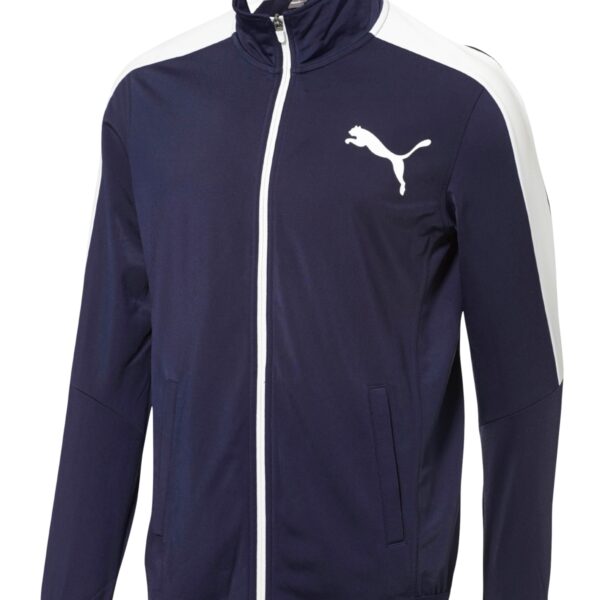 Puma Men's Contrast Jacket Fitness Workout Track Jacket