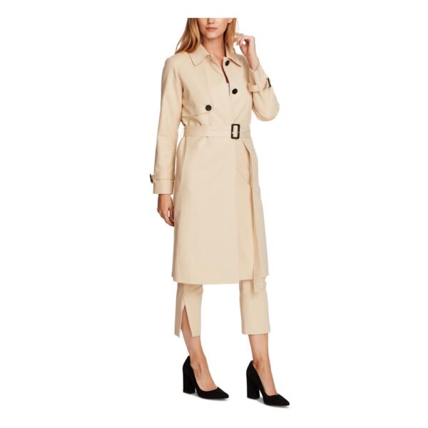 Vince Camuto Women's Double Weave Belted Trench Coat