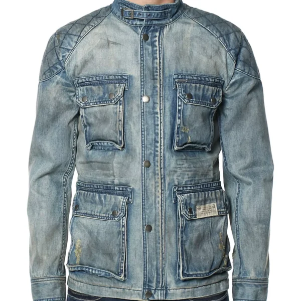 Buffalo David Bitton Men's Jistanzi Vintage Denim Jacket