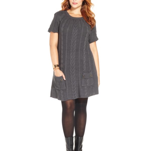 Style & co. Plus Size Cable-Knit Sweater Tunic