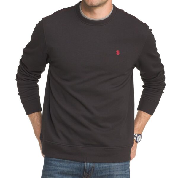 Izod Men's Big & Tall Long Sleeve Advantage Fleece Sweatshirt