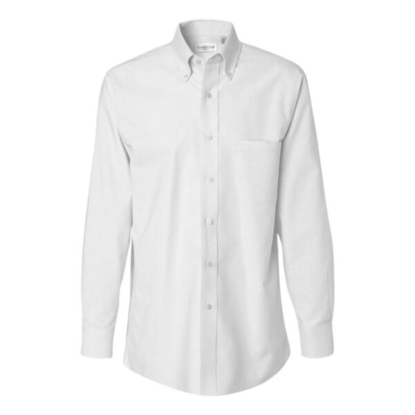 van heusen men's regular fit oxford button down collar dress shirt white 3x-large