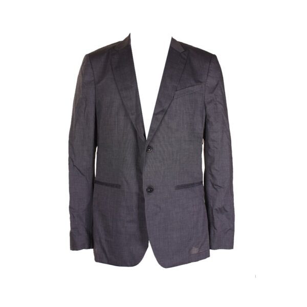 John Varvatos Men's Grey Lightweight Cotton Blazer 44