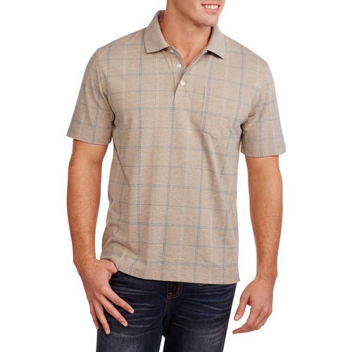George Big Men's Pattern Jersey Polo