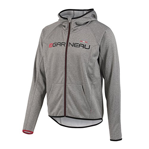 Louis Garneau Factory Hoodie, Gray/Black, L