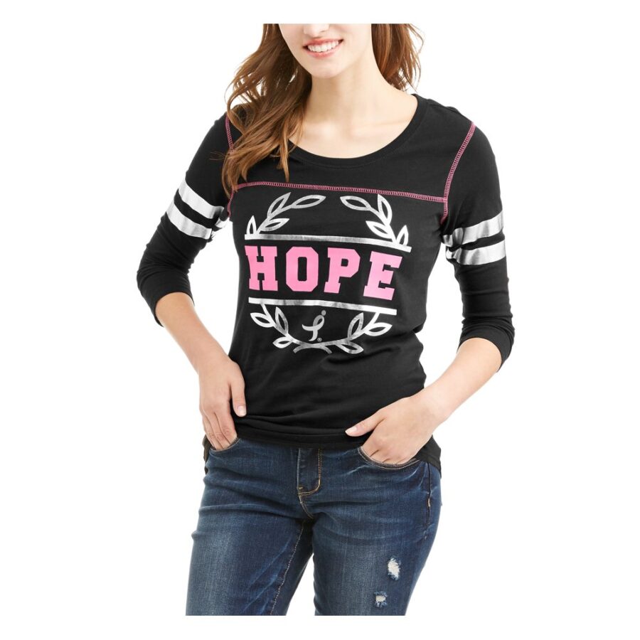 Susan G Komen Women's Long Sleeve Varsity Graphic T-Shirt