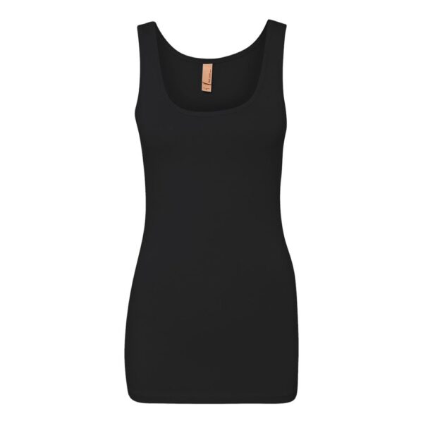 Ladies' Spandex Jersey Tank - Black - M
