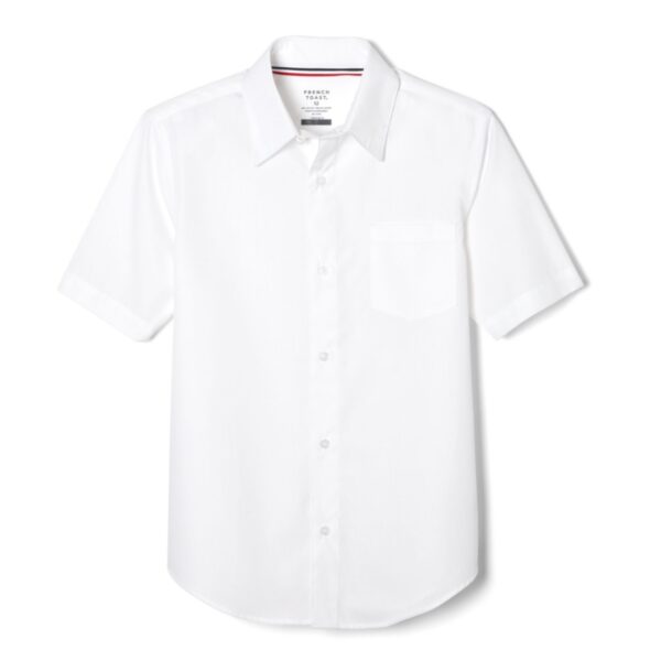 French Toast Boys 4-20 School Uniform Short Sleeve Classic Button-Up Dress Shirt