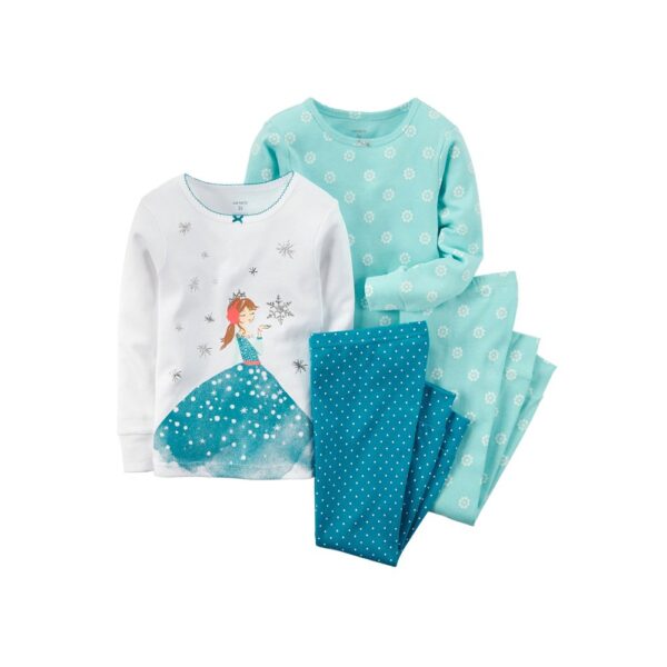 Baby Girls 4-pc. Ice Princess Pajama Set - 6 Months